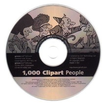 1,000 Clipart - People (PC-CD, 1999) for Windows 95/98/NT- NEW CD in SLEEVE - £3.20 GBP