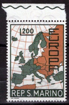 ZAYIX San Marino 664 MNH Europa / CEPT - Map of Europe 100222S46 - £1.17 GBP