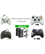 Wired / Wireless Game Controller Gamepad for Microsoft XBOX 360 &amp; PC WIN... - £9.66 GBP+