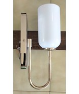 KICHLER LIGHTING White Glass Shade w/ Chrome Mount SOLIA 55161 Wall Scon... - $1,762.24 MXN