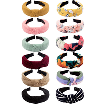 12 Pcs Womens Headbands Knotted Headbands for Women Wide Headband Boho B... - $19.50