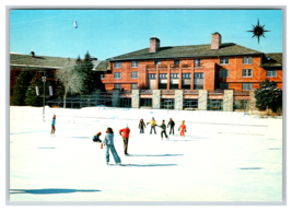 Sun Valley Outdoor Ice Rink near Elkhorn Village, Idaho Postcard Unposted - £3.89 GBP