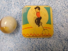 vintage Cracker Jack charm prize Boy on Bicycle (moving) - £6.18 GBP