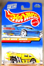 1998 Hot Wheels #739 Flyin&#39; Aces Series 3/4 SOL-AIRE CX4 Yellow w/Chrome 3 Spoke - £6.68 GBP