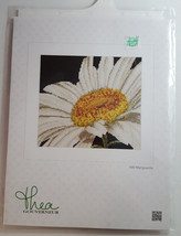 THEA GOUVERNEUR CROSS STITCH KIT - 490 Marguerite Flower Embroidery Spring - £28.03 GBP
