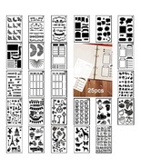 Animal Art Stencils - 25Pcs Reusable Journal Stencils for DIY Crafts, Pa... - $64.31 CAD