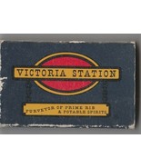 Victoria Station Restaurant ~ Vtg Strike on Match Box with local ad &amp; st... - $131.75 MXN