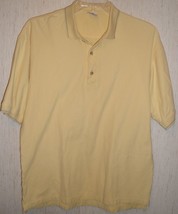 EXCELLENT MENS Columbia Sportswear Company S/S YELLOW POLO SHIRT  SIZE M - $23.33