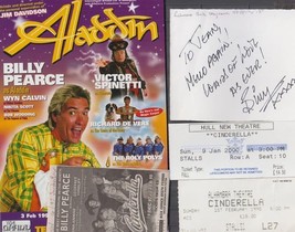 Billy Pearce Live At Bradford Hull Theatre Cinderella Hand Signed Flyer Bundle - £7.82 GBP