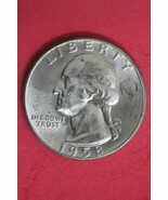1958 Uncirculated Type B Reverse George Washington Quarter Exact Coin OC... - $25.41 CAD