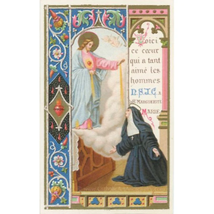 St. Margaret Mary – print based on Vintage Holy Card - £8.72 GBP+