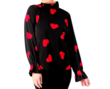 Studio Park x Shawn Killinger Stretch Woven Bow Blouse- Crimson Heart, L... - £22.85 GBP