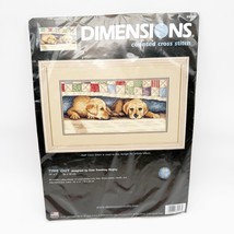 Dimensions Counted Cross Stitch Kit &quot;Time Out&quot;  Kit # 35147 NOS - $29.99