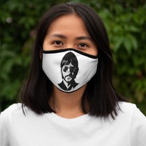 Ringo Starr Black and White Illustrated Face Mask Polyester Reusable - $17.51