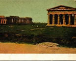 Vtintage Postcard Pesto Italy - Undivided - Paestum View of Ruins - $3.91
