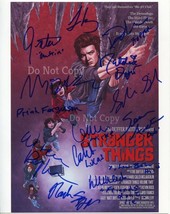 Stranger Things Cast Signed Photo 8X10 Rp Millie Bobby Brown Gaten Matarazzo + - £15.72 GBP