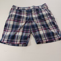 Carhartt 100354 488 Men&#39;s Multicolor Cotton Flannel Plaid Shorts Size 14... - $15.93