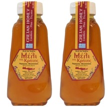 2 Pack Greek Cretan Natural Pure Raw Wild Herbs Conifer Pine Thyme Honey 2x500gr - $73.82