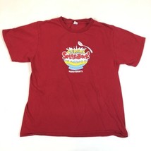 Ben Jerry&#39;s Cereal Splashback National Cereal Day Red T-Shirt Medium Cocoa Loco - £23.35 GBP