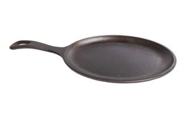 Vintage Lodge Cast Iron 0S Oval Serving Griddle Fajita Skillet Made in the USA - $27.72
