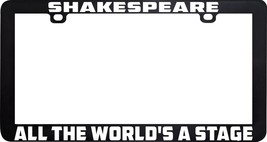 Shakespeare All The World&#39;s A Stage Theater Stage License Plate Frame - £5.50 GBP