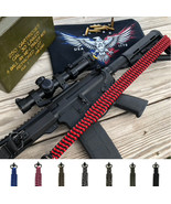 Tactical Handmade 2 Point Paracord QD Gun Sling Rifle Quick Adjust Pull ... - £35.19 GBP