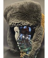 Sheared Beaver Trapper Hat Ushanka Russian Aviator Ear Flaps Quilted Lin... - $5,475.85 MXN