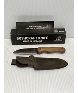 BeaverCraft Bushcraft Knife Full Tang Survival Knife with Leather Sheath... - $74.98