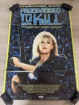 “Programmed To Kill” Original Movie Poster Release Promo Robert Forester CV - $181.90 MXN “Programmed To Kill” Original Movie Poster Release Promo Robert Forester CV - $181.90 MXN