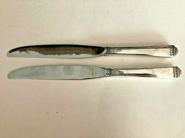2 Dinner Knives Oneida Rogers Bros 1881 Surf Club Silverplate Flatware - $15.99