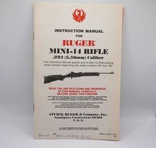 Ruger Mini-14&quot; Ranch Rifle Factory Original Manual 1983 - £8.27 GBP