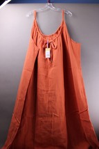 Kona Sol Swim Cover Up Dress Womens Small-Med Sleeveless Orange Duster N... - $17.07