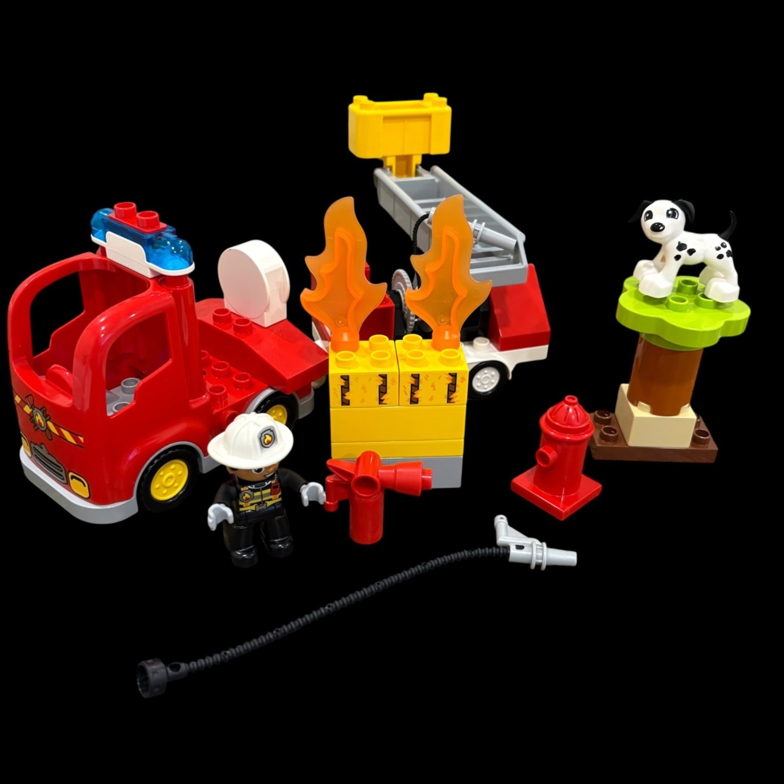 Lego Duplo Fire Truck Building Set With Ladder &amp; Accessories - $24.00