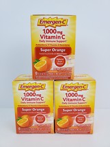 3x Boxes Emergen-C 1000mg Vitamin C Immune Powder 10 per box 30 packs total - £23.97 GBP