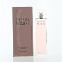 Eternity Moment By Calvin Klein 3.3 Oz Eau De Parfum Spray New In Box For Women - £47.06 GBP