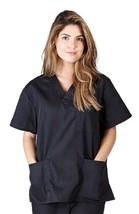 Natural Uniforms Scrub Top Unisex Medical V-Neck Top for Men and Women C... - $13.99