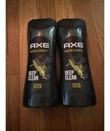 PACK OF 2- Axe Body Wash CARBON SHOWER Deep Clean Charcoal Each is 16oz - $37.40