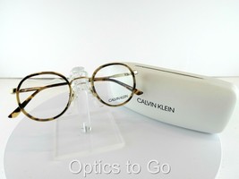 Calvin Klein Ck 18107 (244) Khaki Tortoise 47-22-140 Eyeglass Frame - £46.91 GBP