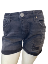 RSQ Black Denim Stressed Jean Shorts Size 11 - $9.49