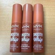 3PC  NYX Smooth Whip Matte Lip Cream - Vegan  PUSHIN&#39; CUSHION - $15.72