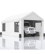 VEVOR Heavy Duty Carport 12x20 ft with Roll-up Windows, Waterproof Canopy - €531,80 EUR