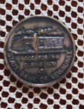 Souvenir Coin- Anniversary State Bank of Kewaunee, WI- Founder John Kare... - $4.79 CAD