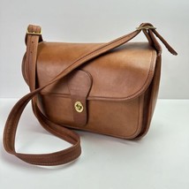 Vintage Coach British Tan Original Rambler Bag 9735 Hard to Find Messenger 1986 - £451.83 GBP