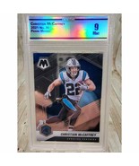 2021 Panini Mosaic Christian McCaffrey Reactive Blue #36 Carolina Panthe... - $653.71 MXN