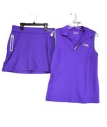 FILA Sport Golf Performance 2pc Outfit Sleeveless Polo, Skort Women's S/... - $45.00