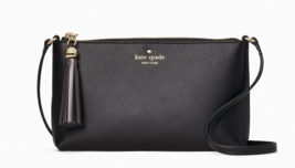 New Kate Spade Amy Ivy Street Crossbody Smooth Leather Black - £55.95 GBP