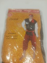 Spooky Village Pirate Adults Complete Costume Halloween One Size Fits Most - $239.30 MXN