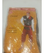 Spooky Village Pirate Adults Complete Costume Halloween One Size Fits Most - $17.10 CAD