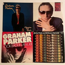 Graham Parker Vinyl 4 LP Lot Squeezing Out Sparks Steady Nerves Stick to Me + 1 - £15.97 GBP