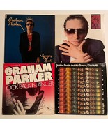 Graham Parker Vinyl 4 LP Lot Squeezing Out Sparks Steady Nerves Stick to Me + 1 - $19.99